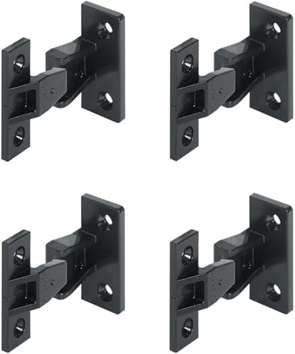 Keku AS - 4 paia di clip per pannello da bagno, raccordi a pressione per zoccolo della cucina, montaggio rapido, connettore per mobili, armadi, armadi, bagno, letto, tavolo, capacità di carico 20 kg