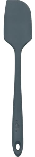 Birkmann, Teigschaber Cool Grey 6cm x 1,5cm x 30,5cm Silikon mit Metallkern hitzebeständig bis 230 Grad Celsius