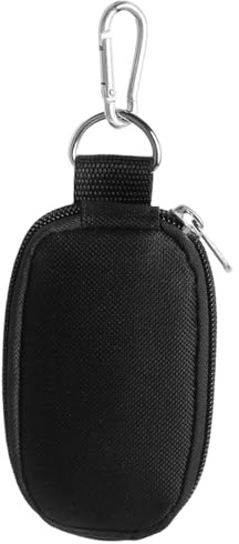 Tasche für ätherische Öle Etui für ätherische Öle mit 10 Fächern und Schlüsselanhänger Aufbewahrungs-Organizer für kleine Rollflaschen für unterwegs Schwarz
