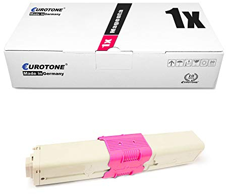 1x Eurotone Toner für Oki MC 332 342 DN DNW ersetzt 44973534 Rot Magenta