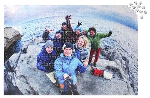 Solopuzzles Puzzle Personalizado con tu Foto Favorita de 2000 Piezas (96 x 68 cm). Máxima Calidad de impresión. 10 TAMAÑOS Disponibles (Desde 48 a 3000 Piezas)