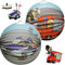 alles-meine.de GmbH 2 TLG. Set Laterne/Lampion - Feuerwehr & Polizei - Rund - aus Papier - für Kinder - Papierlaterne - Lampe - Laternen Lampions - Figur - für Laternenumzug ..