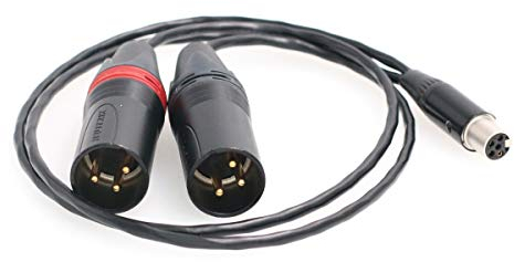 SZRMCC TA5F Mini XLR 5 Pin auf Dual XLR 3 Pin Audiokabel für Zaxcom QRX Field Mixer/Recorder Soundgeräte 633 664 688 788T