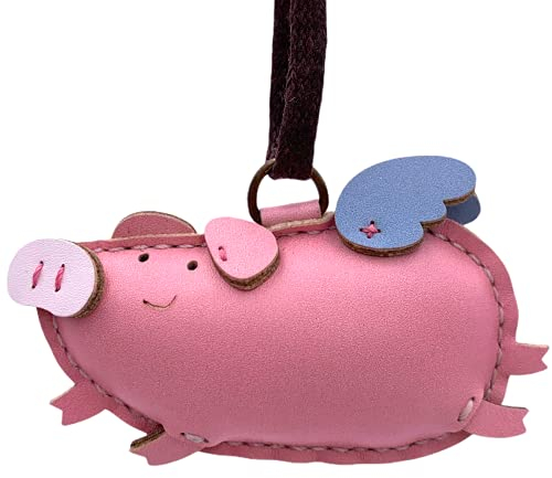 immi Anhänger Schweinchen/Schwein Taschenanhänger, liebevoll handgefertigt