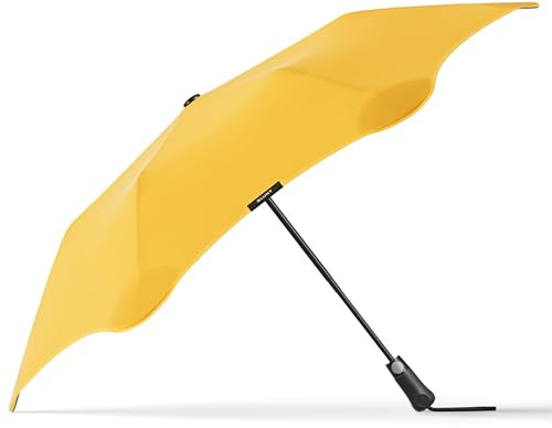 Blunt Metro 2.0 Taschenschirm Regenschirm gelb | kompakt & sturmfest – 100 cm Ø | Innovatives & patentiertes Design – getestet im Windkanal