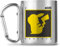 GB eye Carabiner Mug de Camping avec Mousqueton Mixte, Argenté, Taille Unique