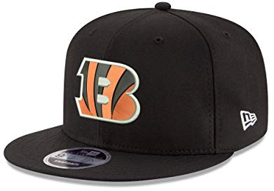 New Era Cincinnati Bengals NFL First Colour Base Schwarz Verstellbare 9Fifty Snapback Cap - One-Size