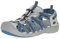 GRITION Frauen Athletisch Wandern Sandalen Geschlossene Zehe Wasser Schuhe, Trekking Sandalen Damen Wandersandalen Atmungsaktive Outdoor Sport Trail Sommer 39 EU, Blau 2113