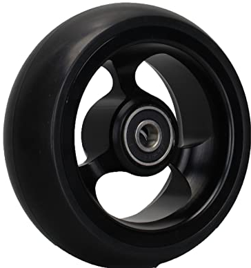 Rollstuhlräder Vorne 4/5 Zoll, Ersatzräder Rollstuhl Vorderrad, elektrischer Rollstuhl-Vorderrad, 120 kg Maximale Belastung, Rollstuhlräder für Gesundheitsfahrzeuge(1 Stück)