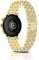 PaceBid 22mm Metall Armband Kompatibel mit Huawei Watch 5 46mm/GT 5/5 Pro/GT4/GT3/GT2/3Pro/Watch4 (46mm), Damen Diamant Bands Metall Armbänder für Huawei Watch 4 Pro 48mm/GT 2Pro/Buds - Gold