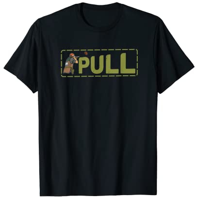 Tontaubenschießen Fallenschießen Tontauben Skeet Schießen T-Shirt
