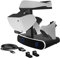 Ladestation für PS VR2, 3 in 1 Ladestation Ständer für VR2 2 Headset & Sense Controller, Ladedock Ständer mit LED Licht, Playstation VR2 Zubehör (mit Brillenhalterung)