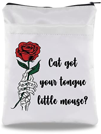 PYOUL Haunting Adeline Inspired Gift Cat Got Your Tongue Little Mouse Book Sleeve Zade and Adeline Book Cover Bookish Gift (Little Mouse BS EU)