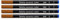 Schmidt 888 Rollerball Fine Tip Nachfüllmine (Blaue Fine Refill (4 Stück)