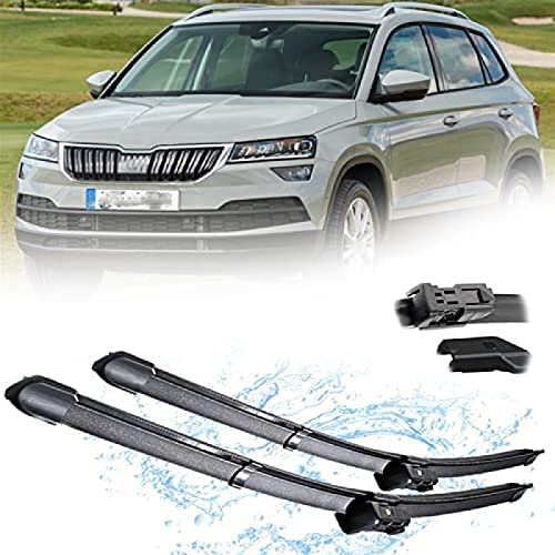 Auto Frontscheibe Scheibenwischerblätter Für Skoda Für Karoq 2017 2018 2019 2020 Scheibenwischerblatt 26 + 18