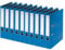 VON Leitz Ordner A4, 10er Pack, Karton mit Kunststoffeinband, 50 mm Rückenbreite, Für 350 Blatt, Blauer Engel & FSC-zertifiziert, Für Schule, Studium & Zuhause, Blau, 10560035