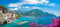 MISHBAY Diamond Painting Küstenlandschaft - 120x50cm Diamond Painting Erwachsene - Sehr Groß Diamant Painting Bilder - DIY 5D Satz Wand Dekor Diamantstickerei