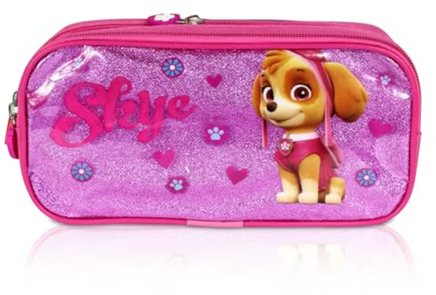 Federmäppchen, Mäppchen Kinder Große Kapazität, Schreibwaren für Mädchen Schule Studenten, Federtasche mit Reißverschluss Teenager Frauen(Rosa)