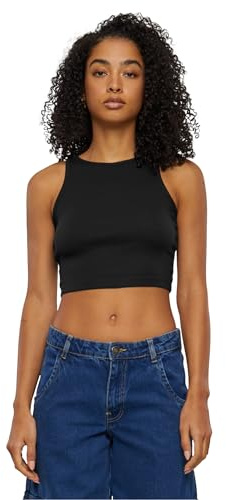 Urban Classics Damen Ladies Organic Cropped Rib Top