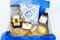 ooobox Feinkost Geschenkset Amalfi mit italienischen Delikatessen I Geschenkset italienische Spezialitäten I Geschenkkorb mit Risotto, Marmelade, Balsamico Essig & mehr I