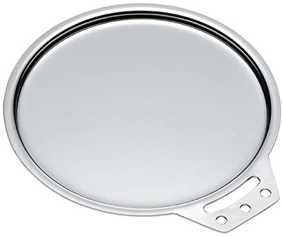 Stainless Steel Dinner Plates Dust Bowl Cover Round Dipping Dish Metal Round Dishes for Outdoor Camping