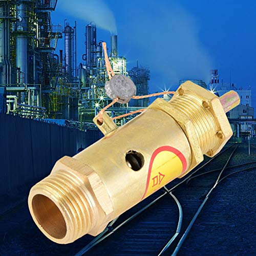 Air Compressor Valve, Air Compressor Pressure Valve G3/8 Safety Release Pressure for Boiler Steam Generator, Relief Valves (10kg)