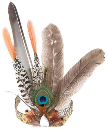 Baoblaze Kopfschmuck Trendy Kleidung American Chief Indian Hut für Halloween Frauen