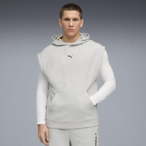 PUMA Unisex M Graphic French Terry Sleeveless Hoodie Kapuzenpullover (1er Pack)