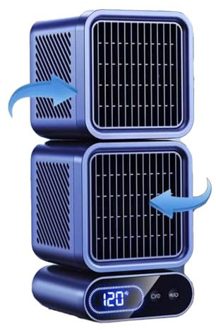 Ventilatore Portatile Condizionatori d'Aria, 24 Ore di Lunga Durata della Batteria, Ventilatore di Aria Condizionata Multi-Angolo per La Casa Camera Campeggio Auto Ufficio