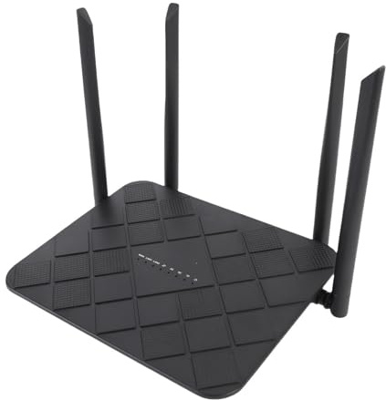 YUEHISY 4G LTE Wireless Router, 300 Mbit/S Entsperrte Mobile WiFi -Hotspot -Router für 32 Geräte, SIM -Kartensteckplatz, Hohe Antennen mit Hoher Verstärkung, Stecker und Spiel
