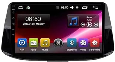 Touchscreen per Hyundai I30 2017-2019 9 Pollici Android 15 Car Radio con Wireless Carplay Android Auto Per, 8 core 8G+256G