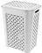Tontarelli Cesto para Ropa Arianna 30 litros Modelo Blanco, 37.5 x 27.5 x 47 cm