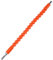 1/4'' 290mm Arbre Flexible Universel Hexagonal Vissage Extension Rallonge pour Perceuse Visseuse Tournevis Electronique(Orange)