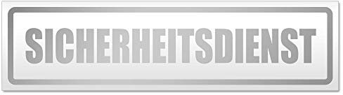 Kiwi Star Seguridad Servicio magnético Placa magnética, Plata, 60x16 cm