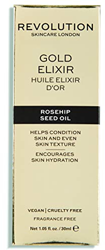 Revolution Skincare London, Gold And Rosehip Seed Oil Nourishing, Huile Visage, 30ml