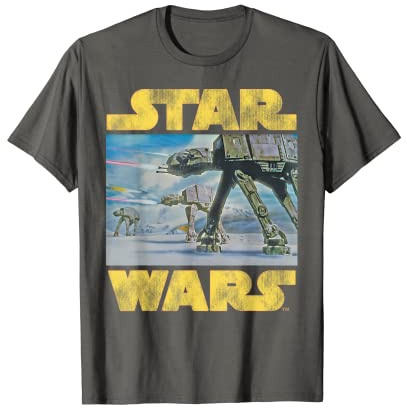 Star Wars Vintage Imperium AT-AT Schlacht von Hoth T-Shirt