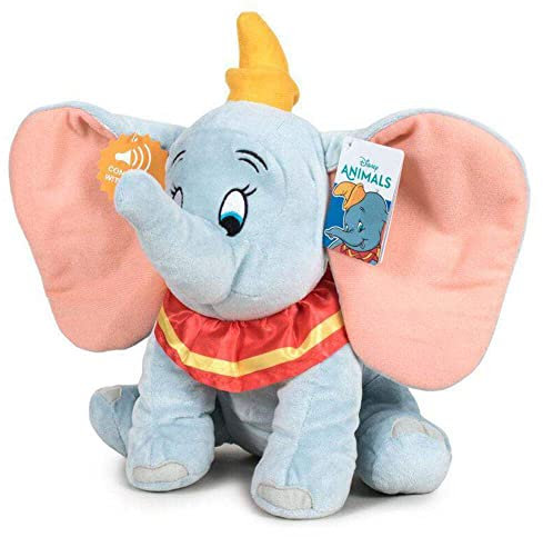 Disney Dumbo Peluche 30 cm avec Son Multicolore