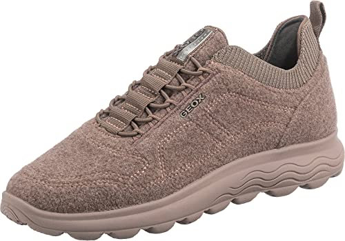 Geox Femme D Spherica A Sneakers, Dk Rose, 38 EU