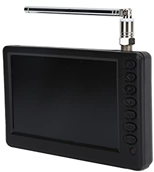 Handheld TV, UK Plug 110‑220V Portable Good Signal Digital Television for Camping for Car for Kitchen