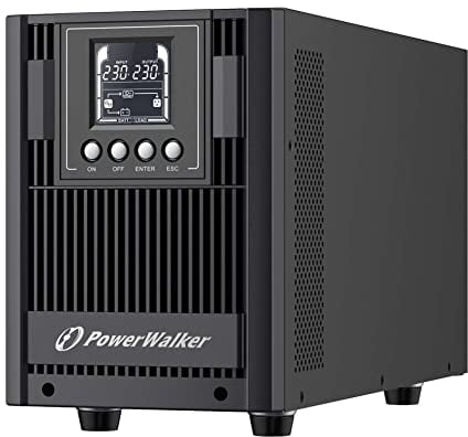 PowerWalker USV PowerWalker VFI 2000 AT FR 1800W Online, 10122184 - Schwarz, Tower, UPS