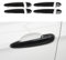 4PCS Auto Aufkleber Türgriffe Cover Carbon Style ABS Decal Trim Exterior passend Kompatibel mit BMW E90 E92 E93 F30 F34 3GT F32 F33 F36 E84 F25 F26 E70 E71 F80 F82 Zubehör