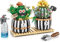 AKOGD Kaktus Bonsai Bausteine Bausatz, 2 in 1 Cactus Botanical Collection Konstruktion Bausatz Modell, Zimmer Deko Klemmbausteine Bausteine für Erwachsene Kinder