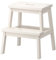 IKEA BEKVÄM Tritthocker 50 cm weiß