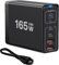 USB C Ladegerät Mehrfach, 165W 6 Port Ladegerät [4USB-C + 2USB-A] 65W Typ C Netzteil, USB C Ladestation Power Adapter Kompatibel mit MacBook/iPhone 15/16/Galaxy S23/S24/Laptop/Tablet