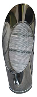 1 Piece Garden Shovel Sifter Stainless Steel Plant Soil Shovel Sieve Bucket Scoop Beach Sand Shovel Spade Sifter Bonsai Soil Scoop Garden Sieve Strainer Sand Sieve Sifter(Silver, S)