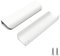 LONTAN 10 Pièce Blanc Poignée Meuble Cuisine 128mm Alliage d'aluminium Poignées de Meubles LS7027WH128