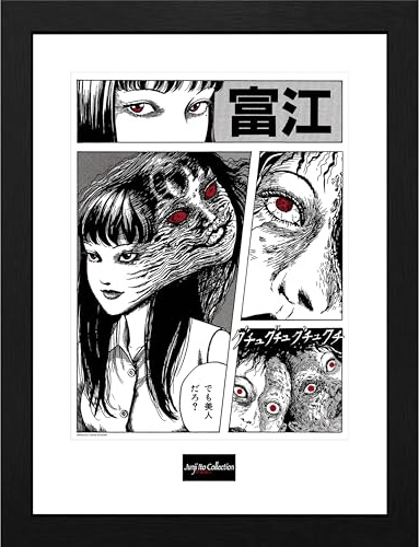 ABYSTYLE Junji Ito Tomie 30 x 40 cm großer gerahmter Sammlerdruck für Wohnheim