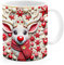 SpecialMe® Tasse Weihnachten 3D-Grafik Illusion Wintermotive XMAS kleines weiss standard