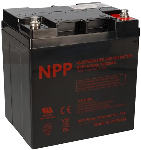 NPP Blei Akku AGM NPD 12-28 12V 28Ah zyklenfest wie WP30-12TNE, TL12-28, MPL28-12