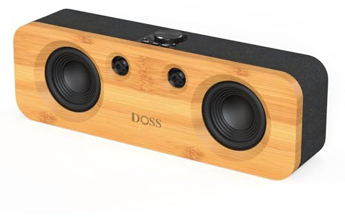 DOSS SoundBox H200 50W Home Bluetooth-Lautsprecher mit Dual-Woofern und Tweeters, 35 Stunden Wiedergabezeit, TWS, nachhaltigen Materialien, Bluetooth 5.3 Lautsprecher für Zimmer, Büro, Innenbereich